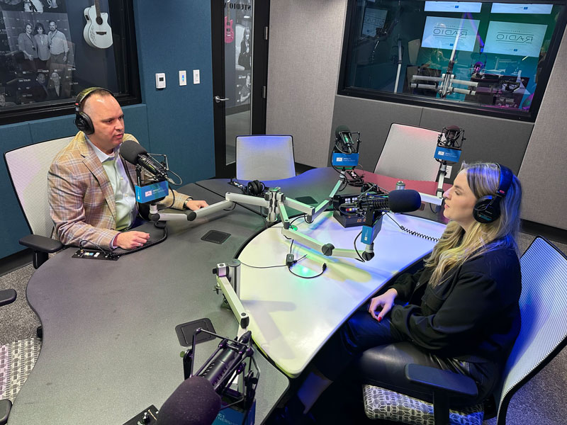 People Recording Show